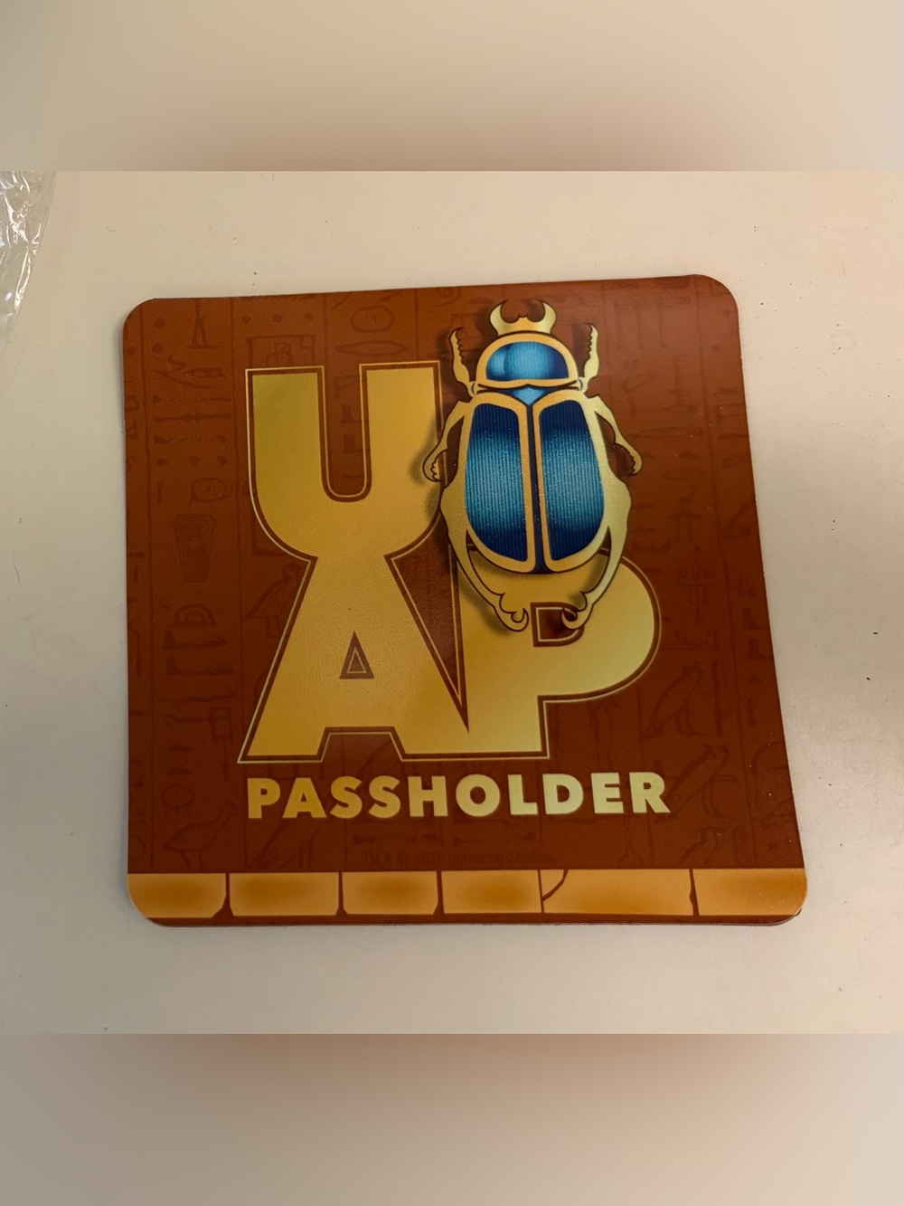 Universal 'AP Passholder' Mummy magnet